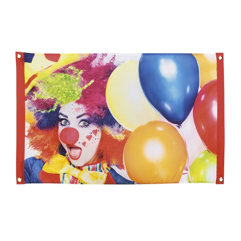 60x90cm colorful clown flag