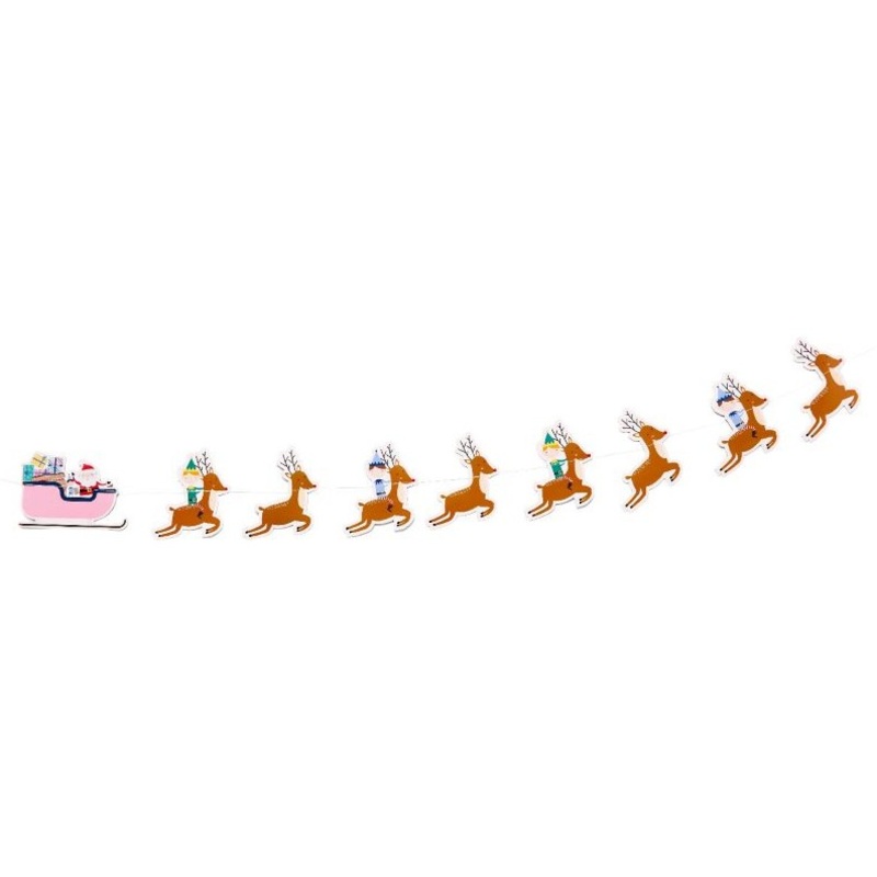 Banner Santa`s sleigh 2m