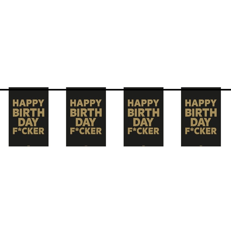 Birthday Fucker pennant chain 6m
