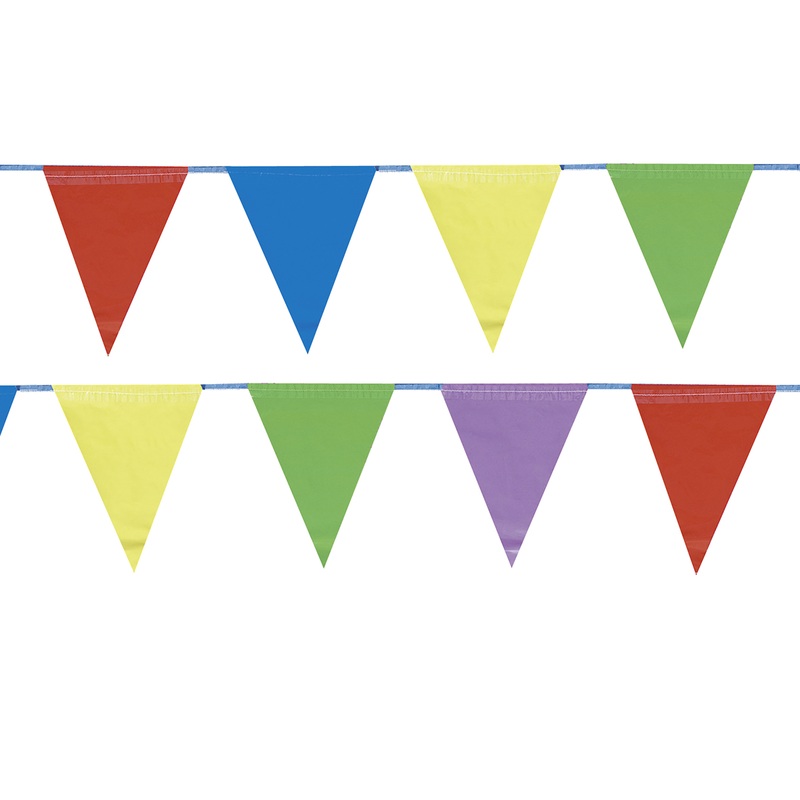 Colorful Beach Star pennant chain 10m