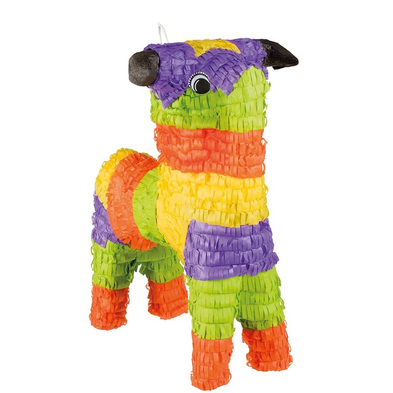 Colorful candy bull pinata 50 x 38cm