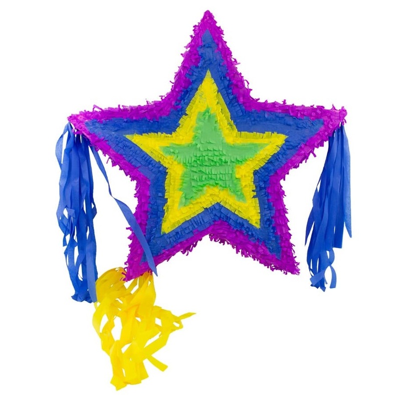 Pinata colorful star 57cm