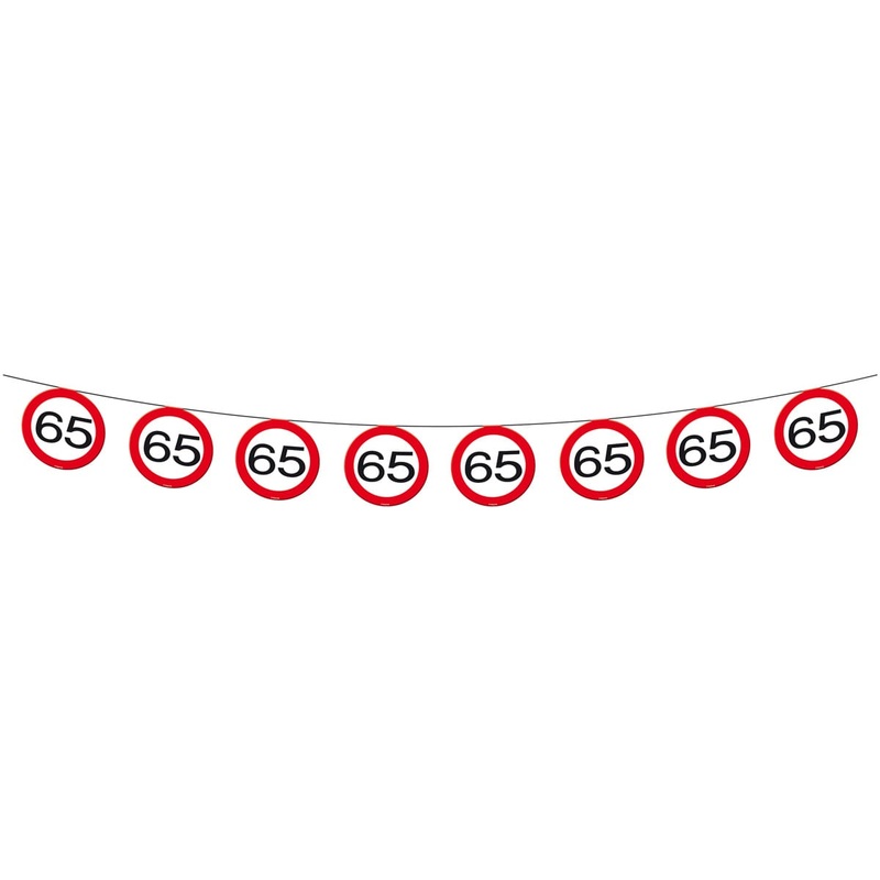 Traffic sign 65 pennant chain 12m