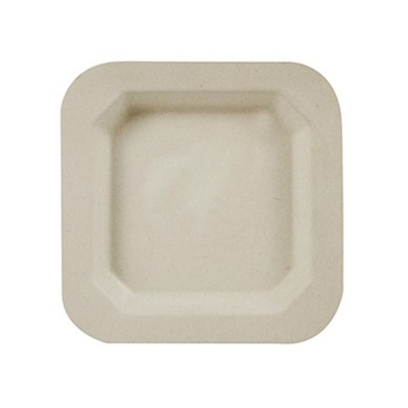 50 sugar cane finger food plates natural 13 x 13cm
