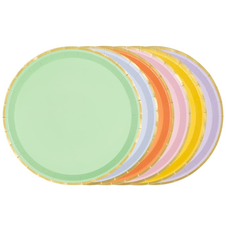 6 Mix it paper plates