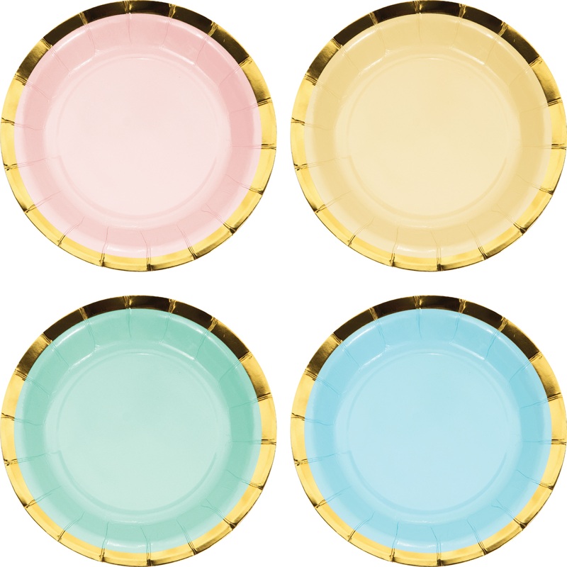 8 Eiszauber paper plates 18cm
