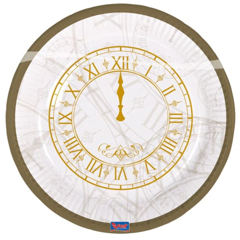 8 Midnight Miracle Paper Plates 18cm