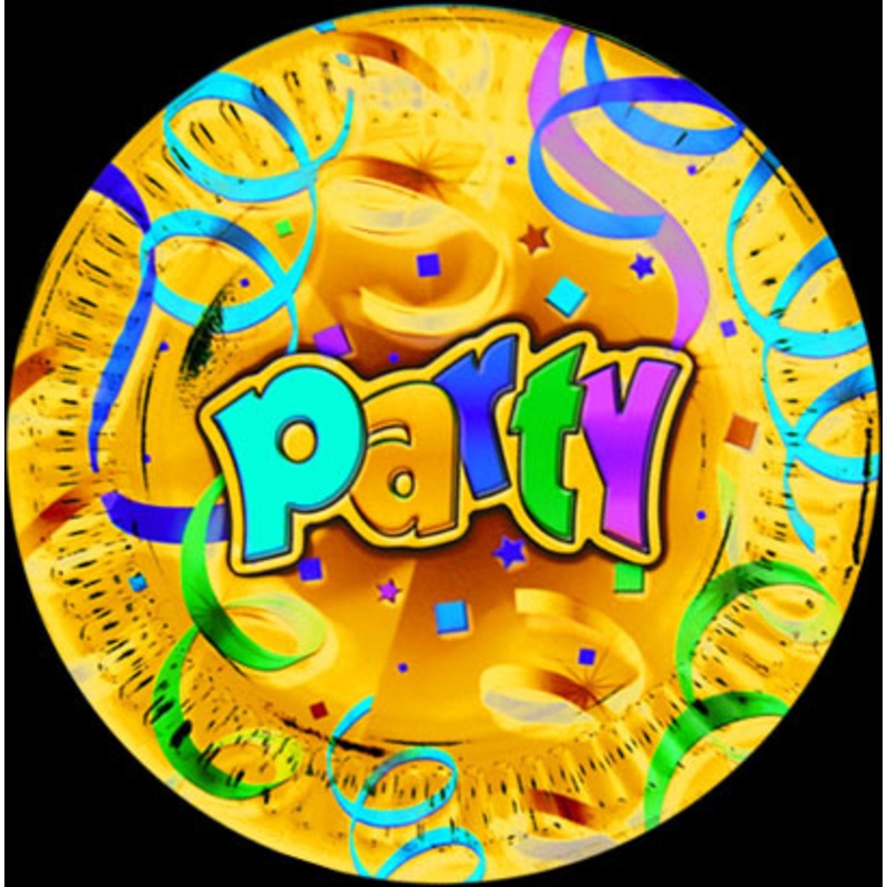 8 Party Universe paper plates 16cm