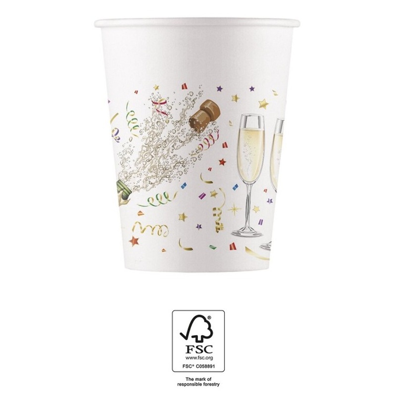 8 Sparkling Celebration cups 200ml
