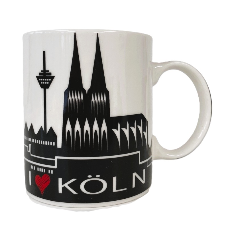 Mug I Love Cologne with Skyline