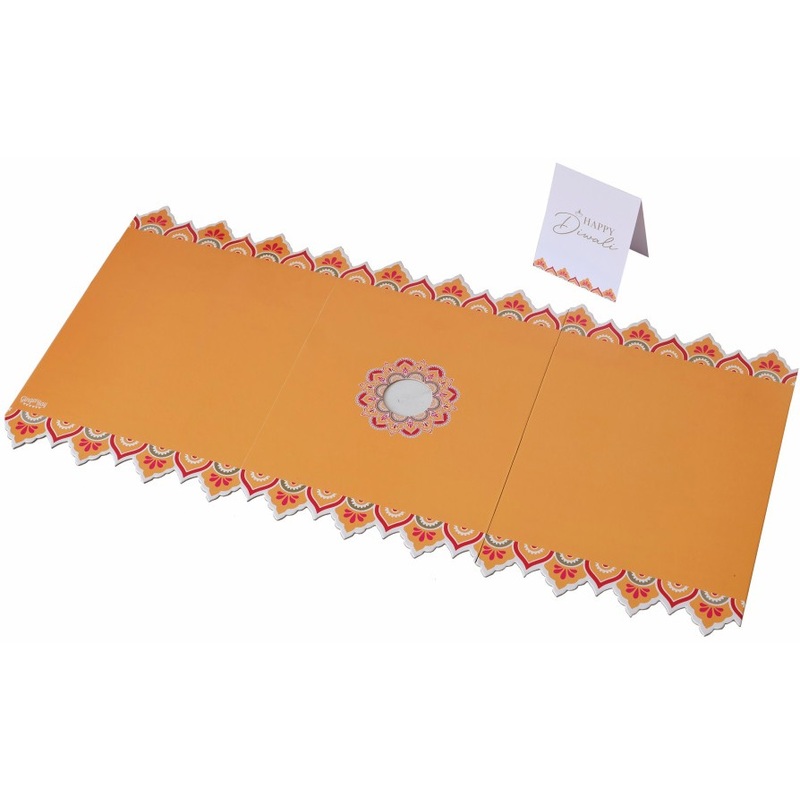 1 Eco Diwali serving plate with place card