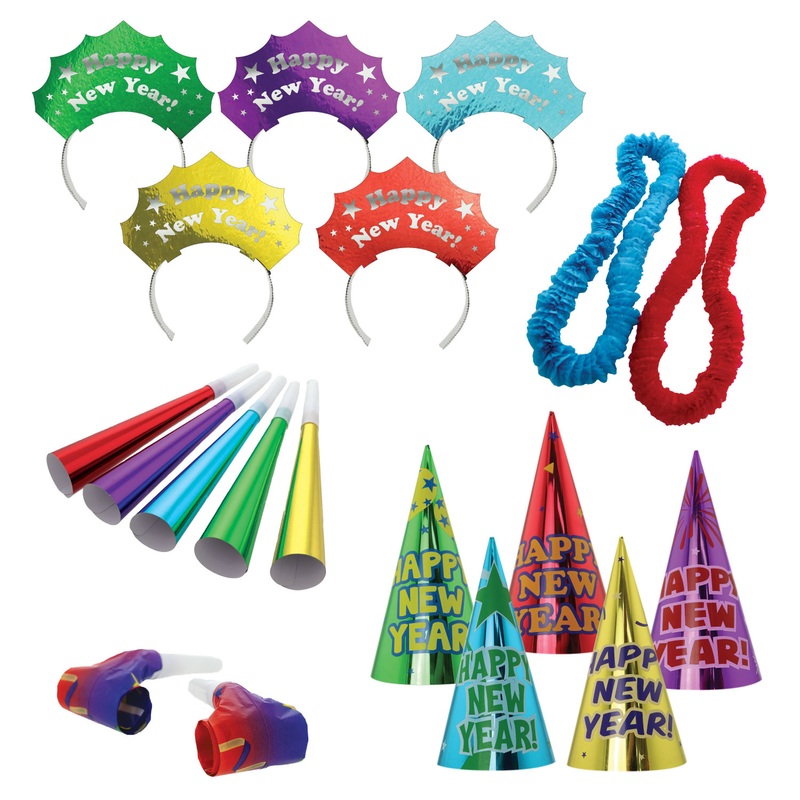 25 pcs. New Year's party set for 10 people