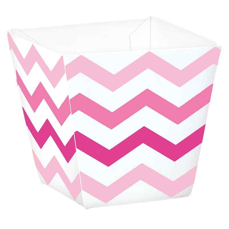 36 mini snack boxes pink
