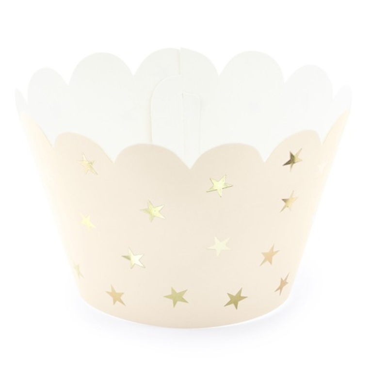 6 Starlight cupcake borders