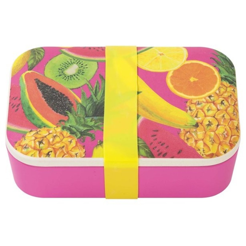 Environmentally friendly lunch box with fruits