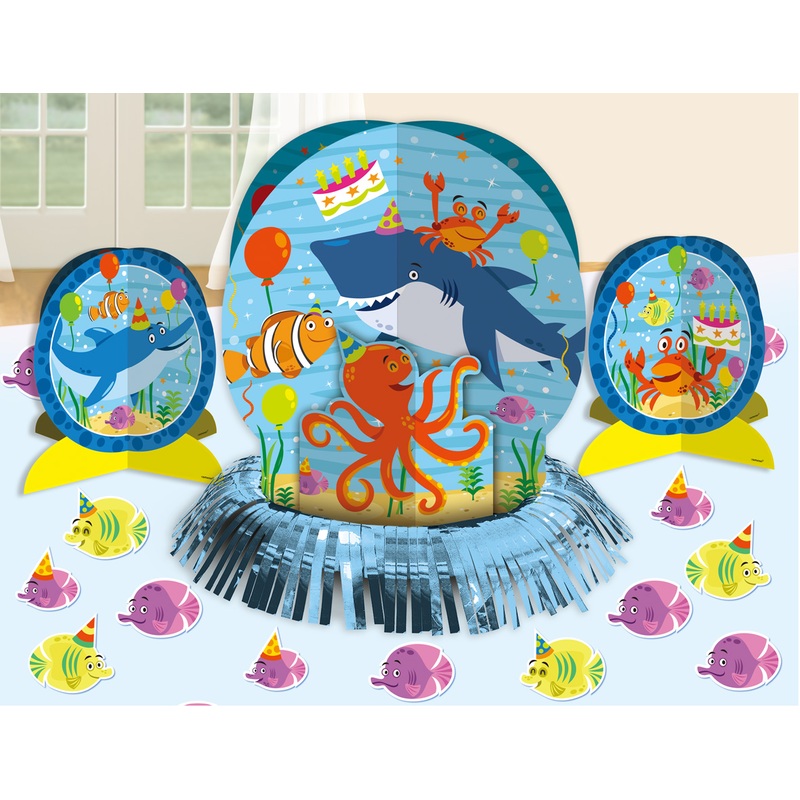 Funny sea party table decoration 23 pieces