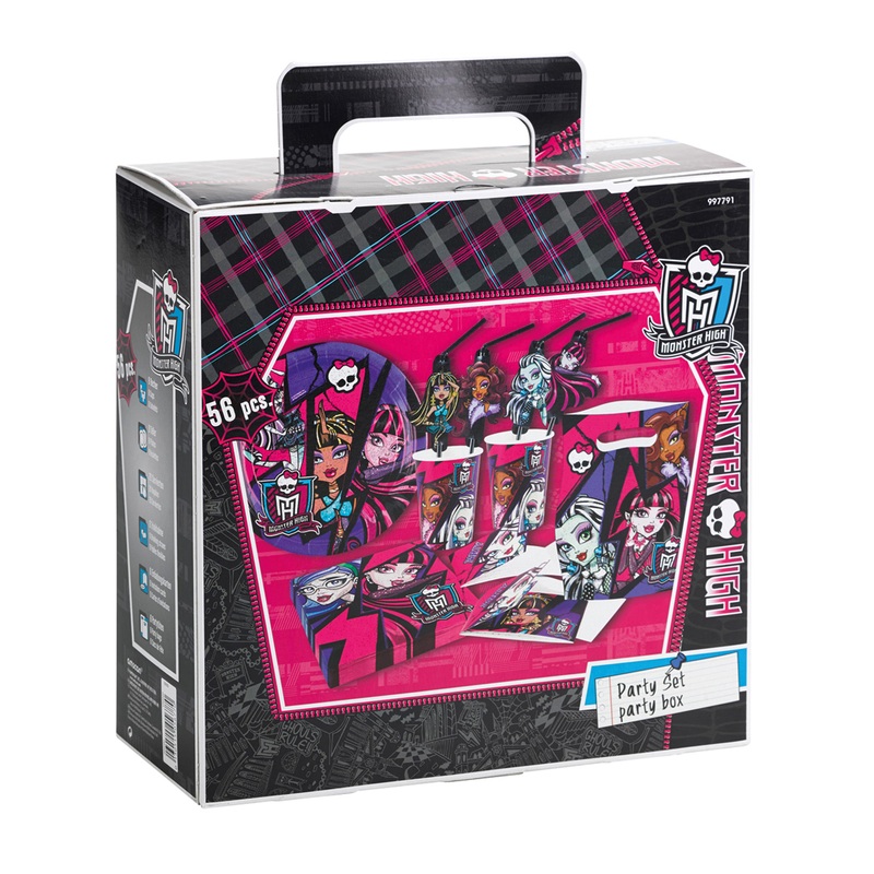 Monster High Party suitcase 56 pieces