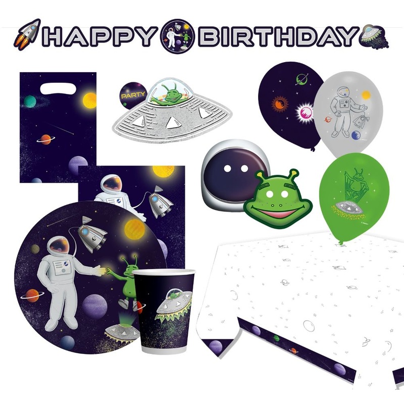 Space Expedition party pack 64 pieces