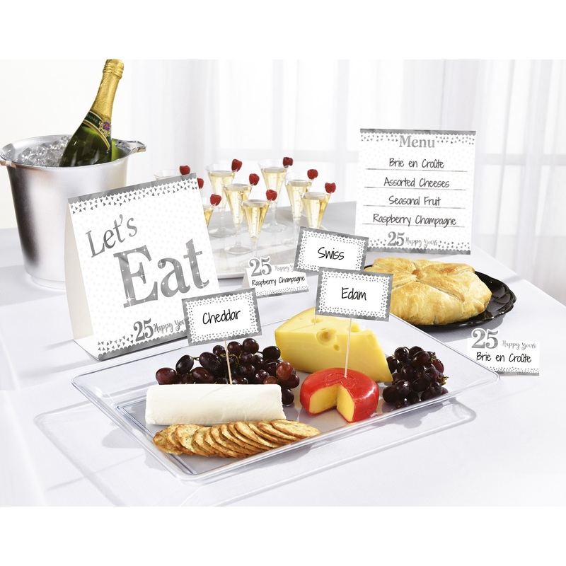 Sparkling 25 Years Buffet Set
