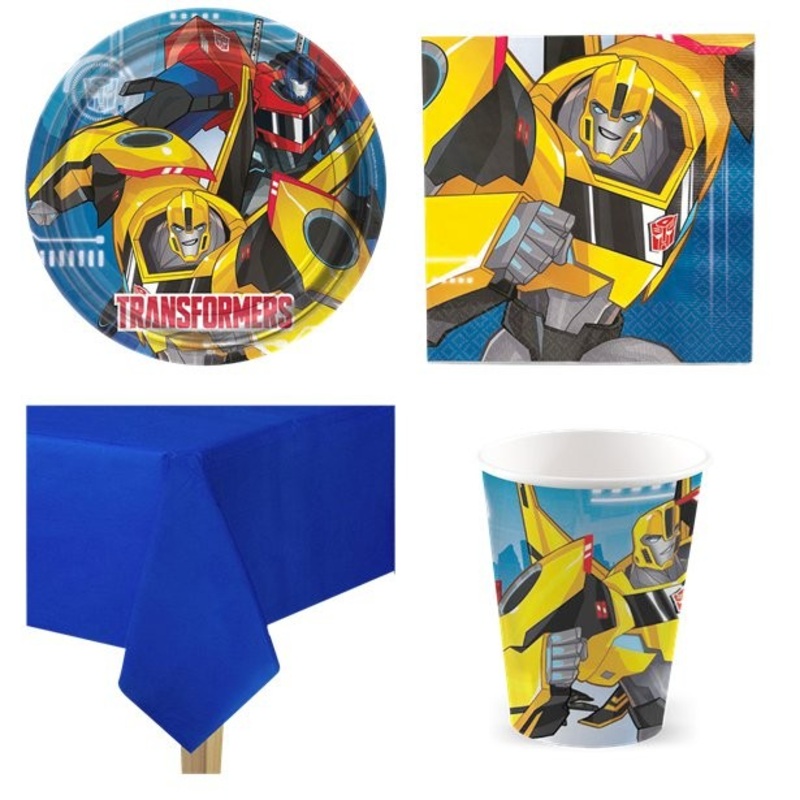 Transformers party package for 8 people