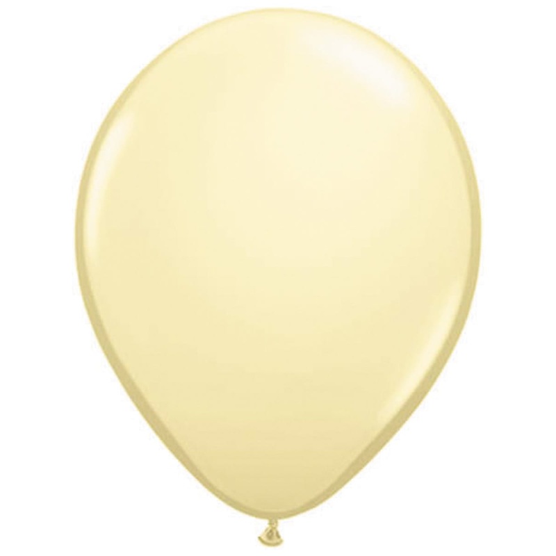 10 latex balloons ivory 30cm