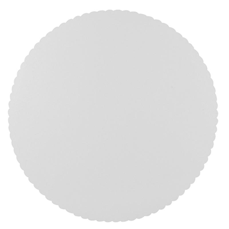 100 FSC cake platters Scarlatti white 30cm