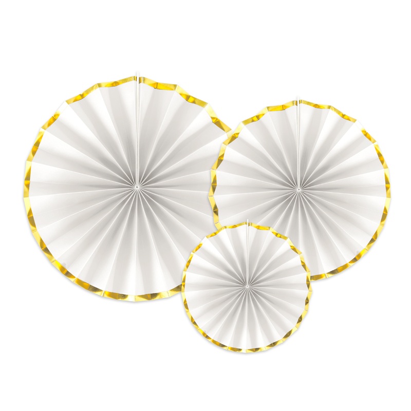 3 Heaven Blessed paper rosettes