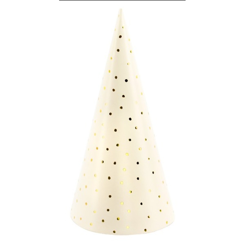 6 Cheerful Birthday party hats cream