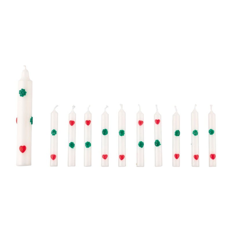 Birthday candles good luck with life candle 10 pieces