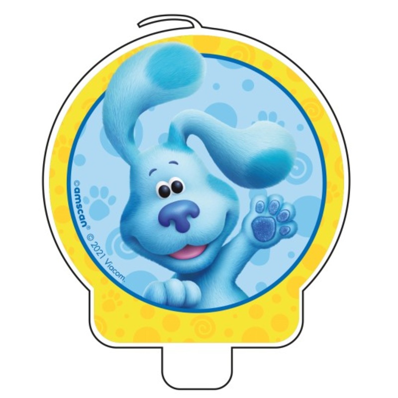 Blues Clues cake candle