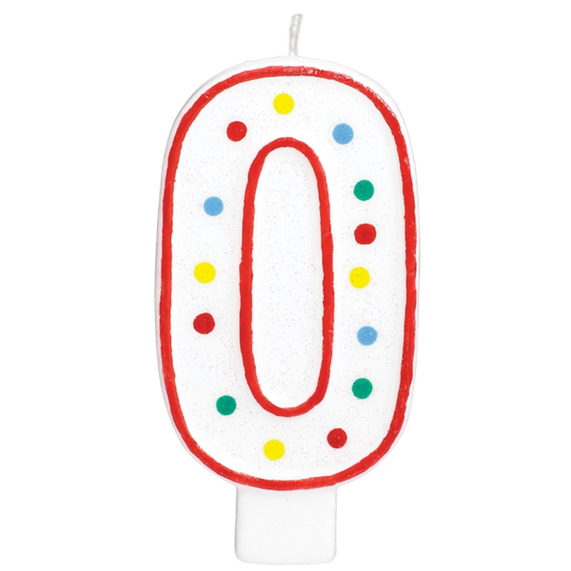 Cake candle Charly number 0