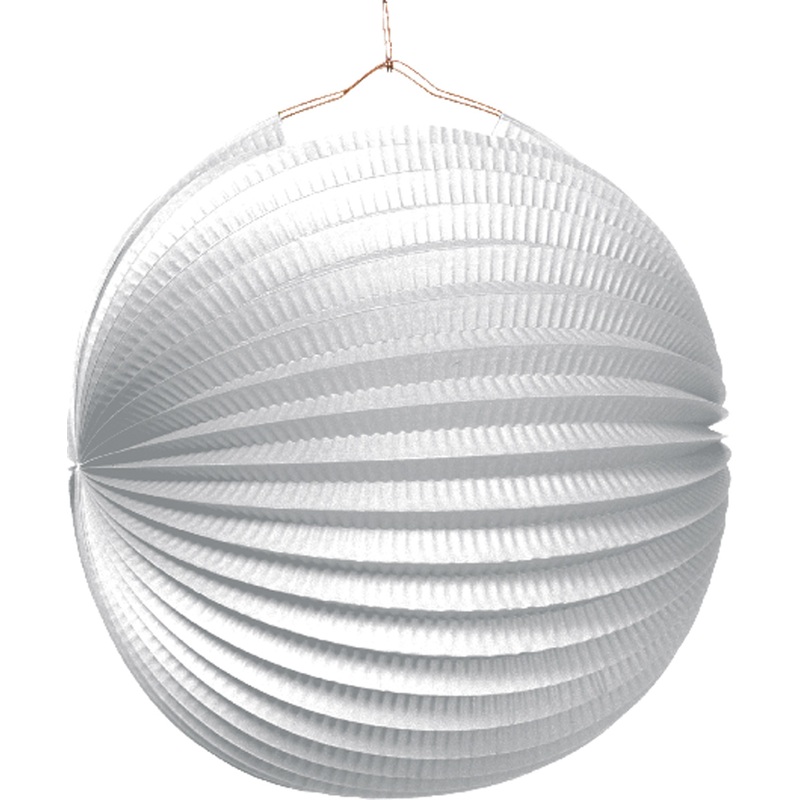Garden party paper lantern white