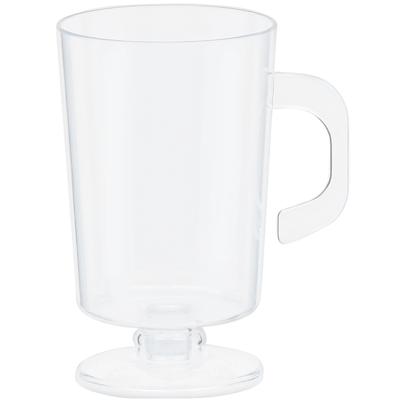 10 transparent coffee mugs 59ml
