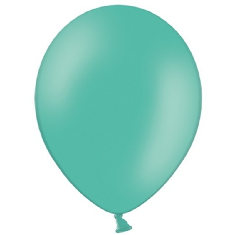 100 balloons aquamarine 35cm