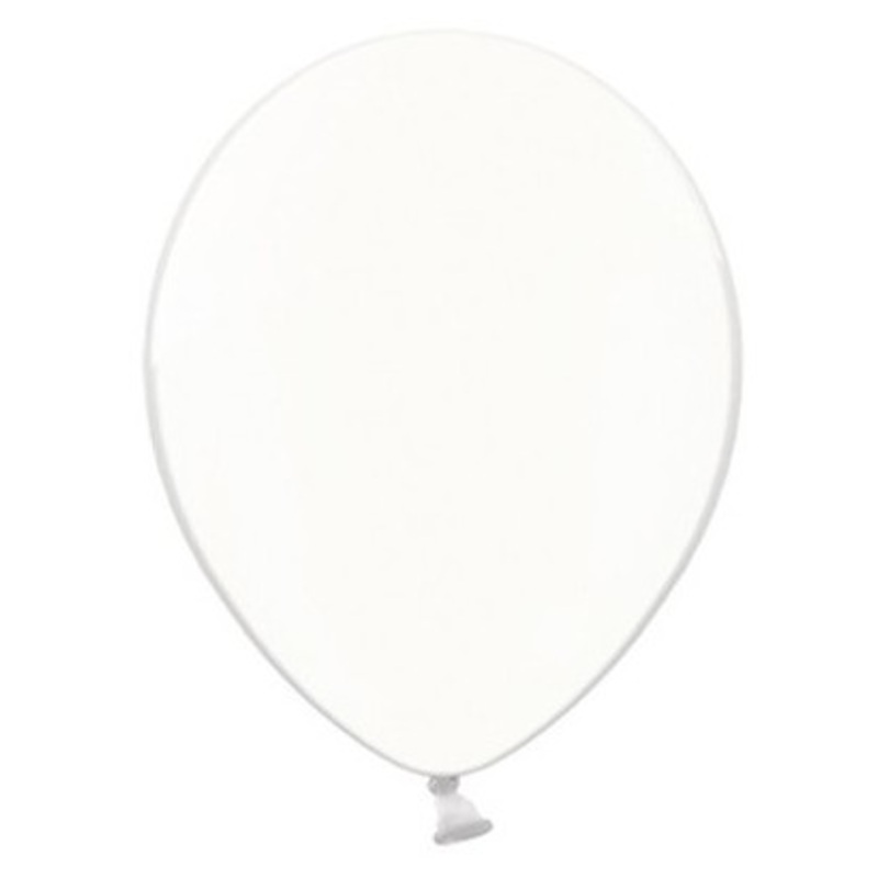 100 transparent party star balloons 12cm