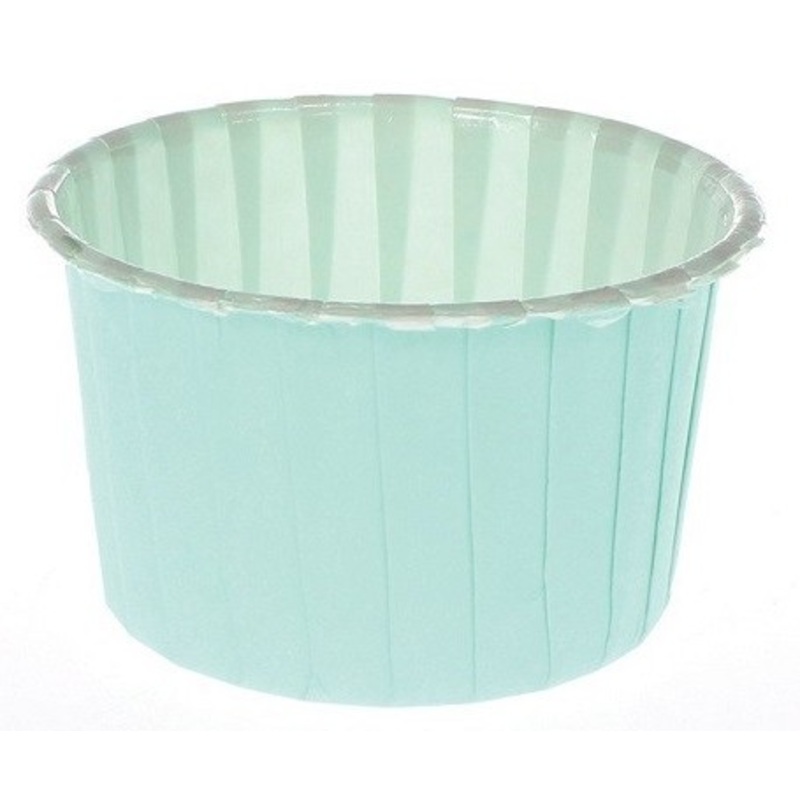 24 marina turquoise muffin tins 6cm