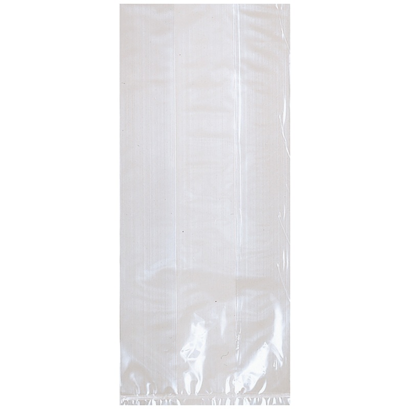 25 Cellophane Party Favour Bags Transparent 29cm x 12.5cm