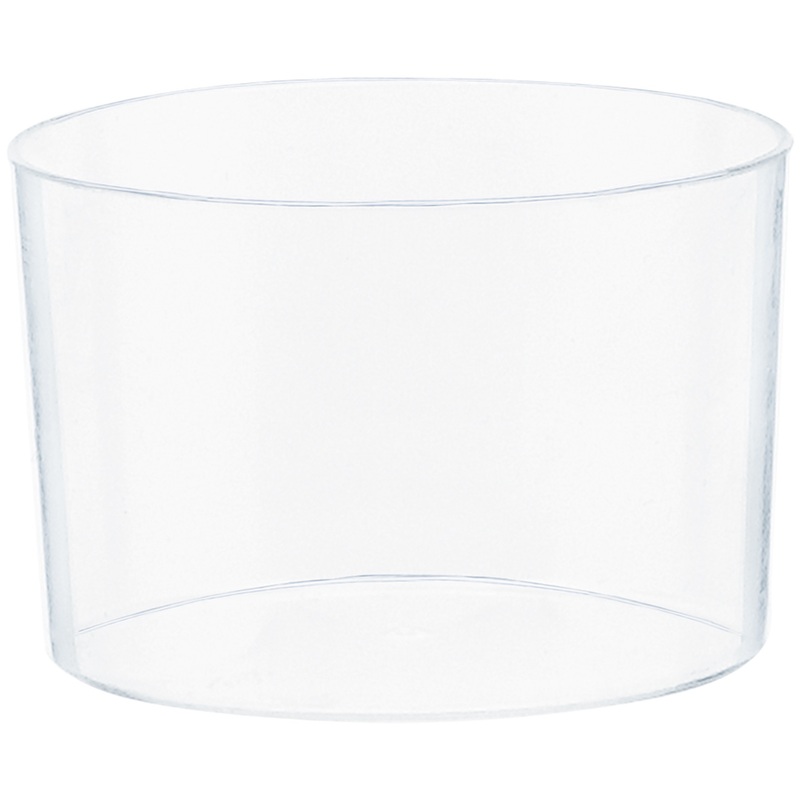 40 transparent mini cups 73ml