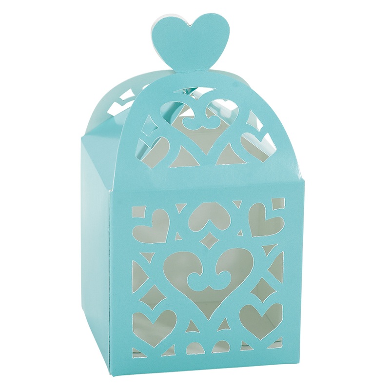 50 Amore Mio gift boxes turquoise