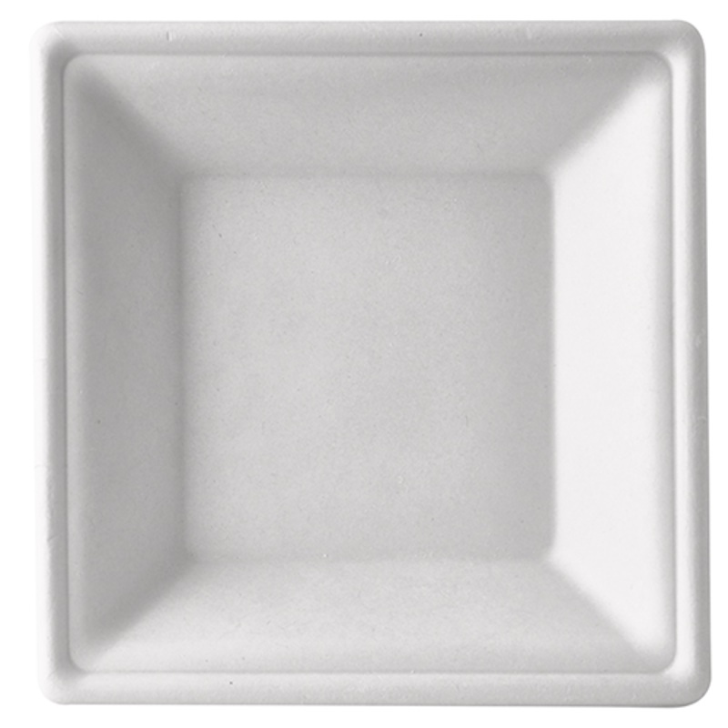 50 deep sugar cane plates white 26 x 26cm
