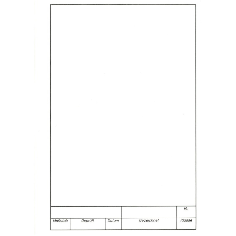 Arbeitsbltter transparent fr technisches Zeichnen 80g/m DIN A4 10 Blatt