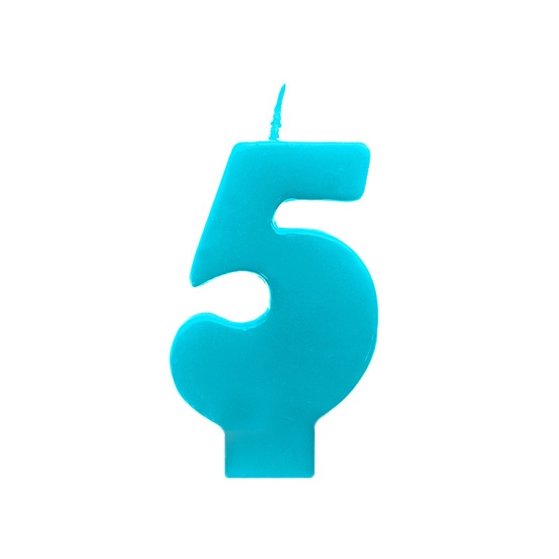 Cake candle Benny number 5