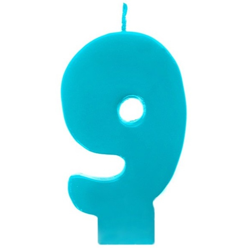 Cake candle Benny number 9