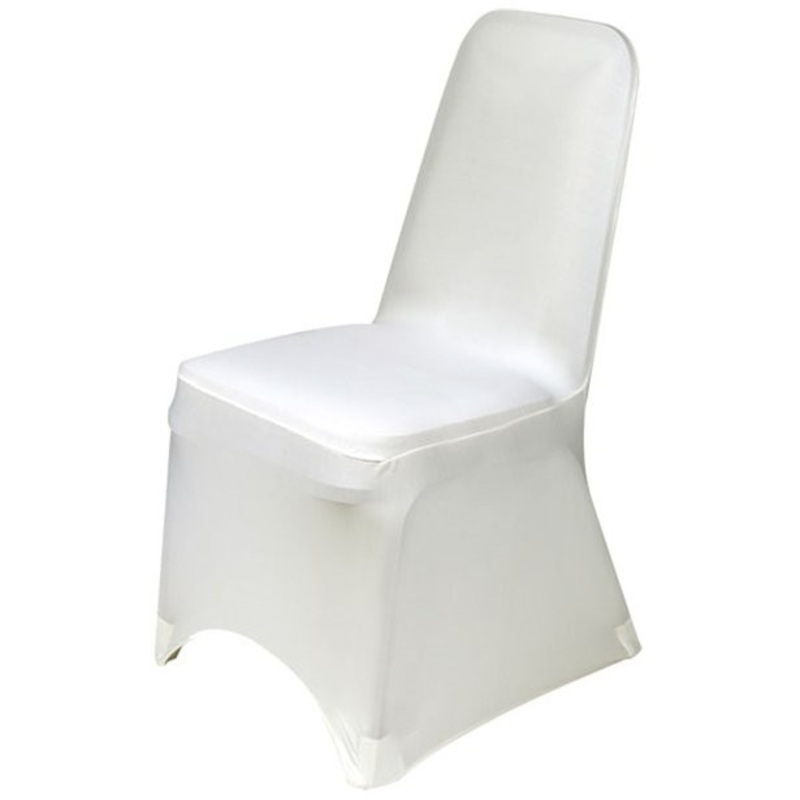 Elegant ivory chair cover