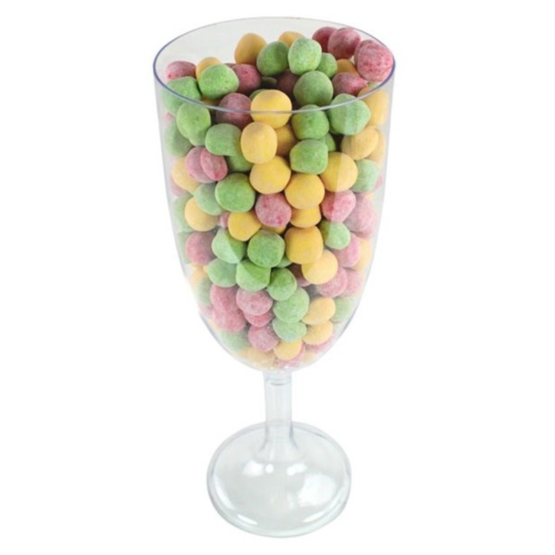 Large plastic candy jar 30cm