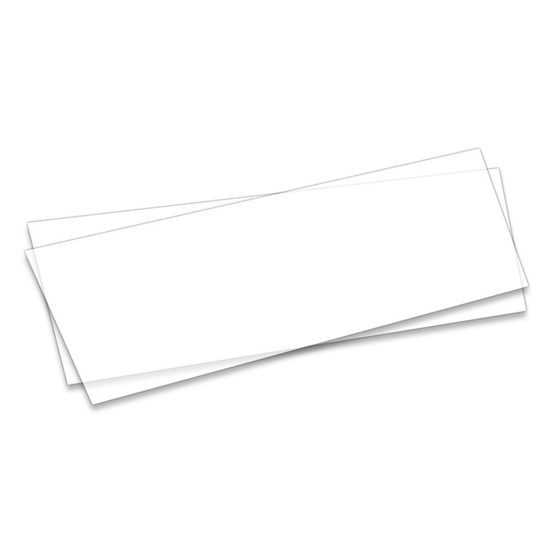Laternenzuschnitte transparent 22x51cm 25 Blatt