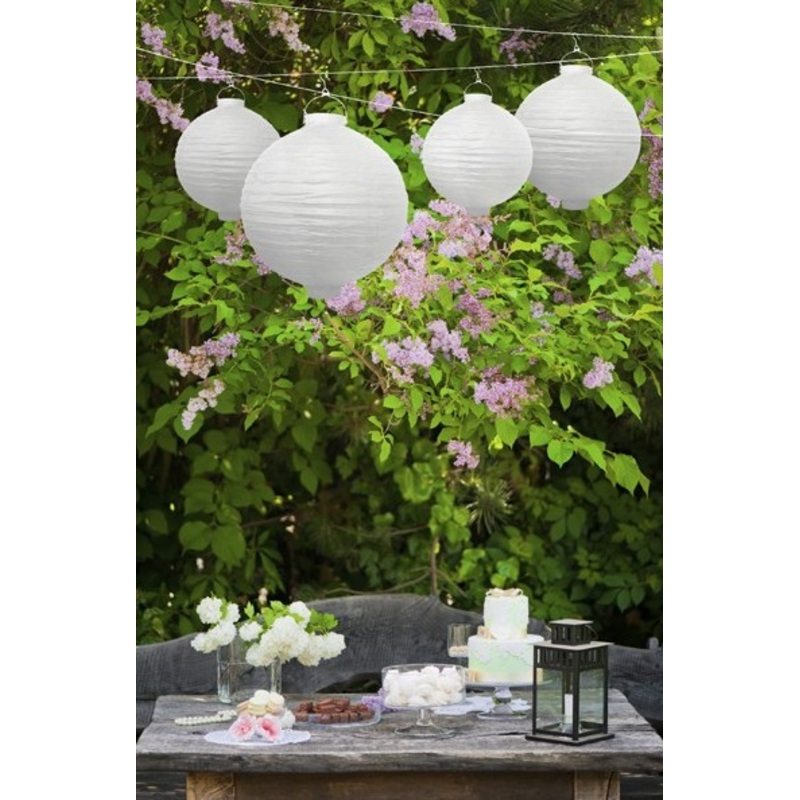 LED lampion Summer Nights white 20cm