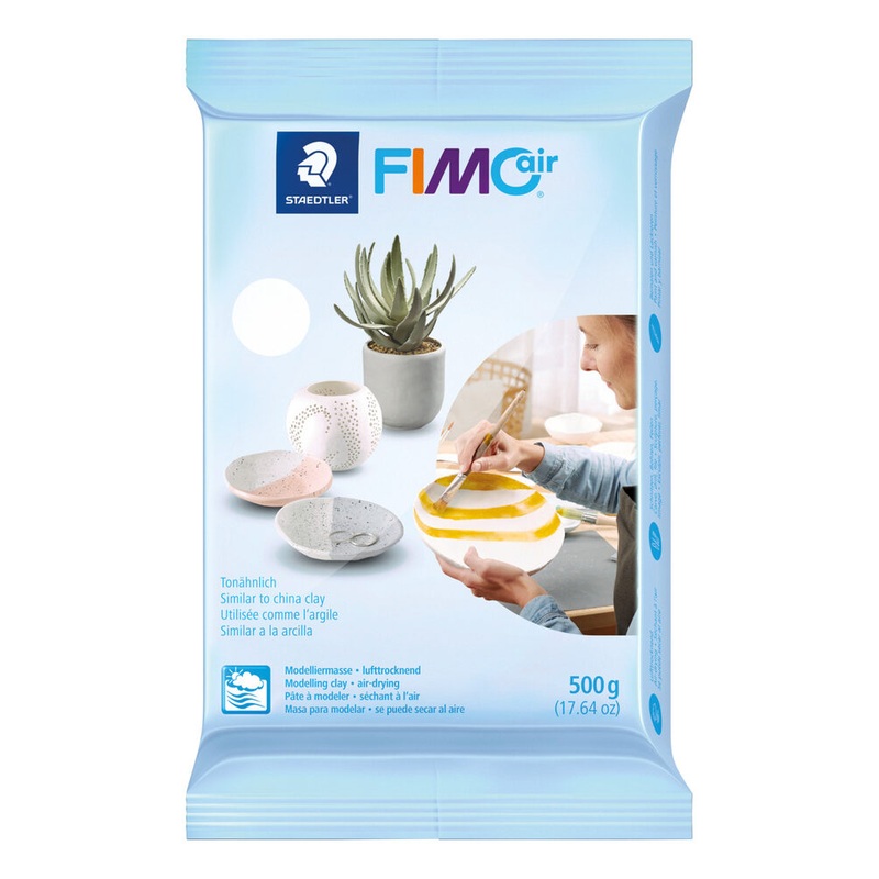 STAEDTLER FIMO Modelliermasse FIMOair Basic wei 500g