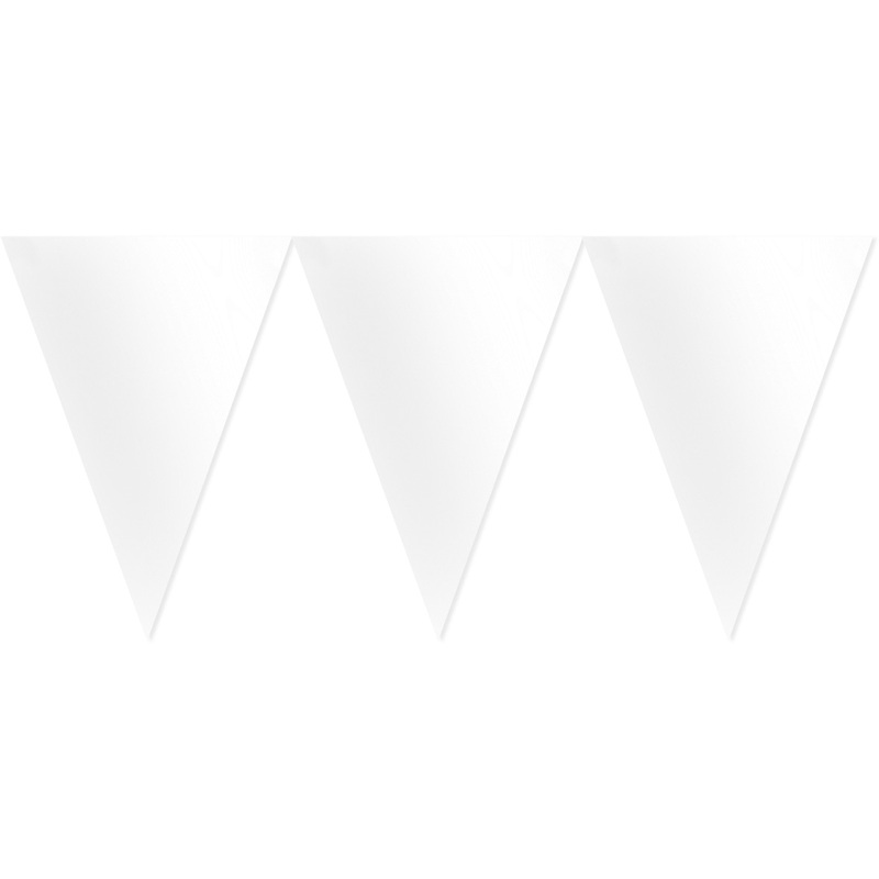 White Garden Party Pennant 4.5m