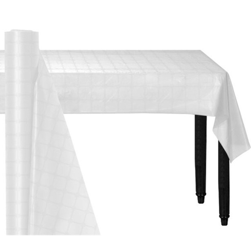 White paper table roll 8 x 1.2m